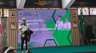 Bupati Batang Hari Resmi Lepas Kontingen NPCI ke Peparprov